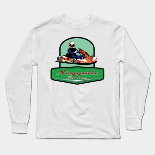 Nuggwiz Go Cart Logo Long Sleeve T-Shirt